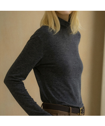 Basic turtleneck T-shirt [KNFW04TS01]_[5color]