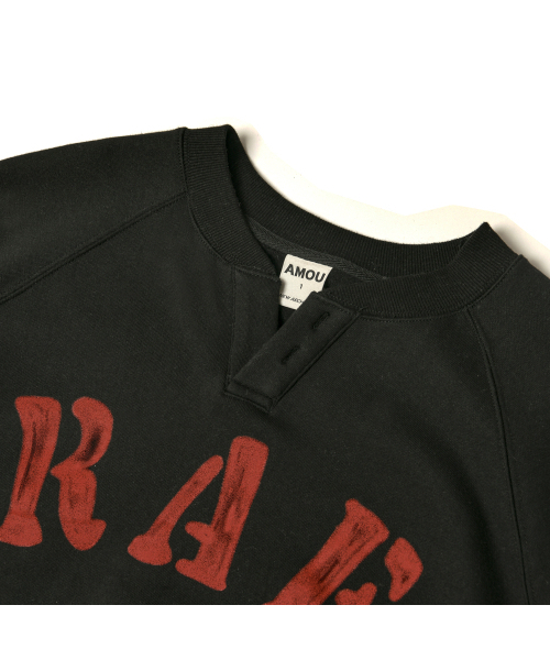 AMOU(アモウ)の「R.A.F Henley Neck BLACK(スウェット・レディース・その他・1/2/3)」の4枚目の写真