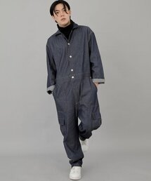 SAINTCREW（セントクルー）の「Retroline Cargo Jumpsuit RLC-509 Denim Light Indigo BRS（つなぎ/オールインワン・メンズ）」