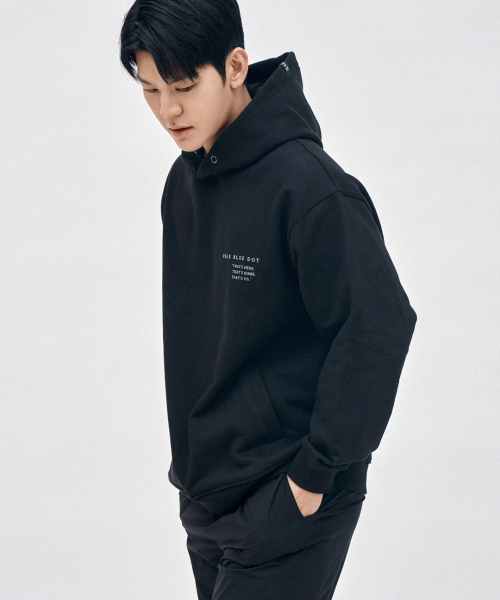 Cosmos Overfit Hoodie (Black)