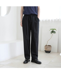 GCLIP（ジクリップ）の「バンディングピンタックセミワイド綿パンツ（その他パンツ）」