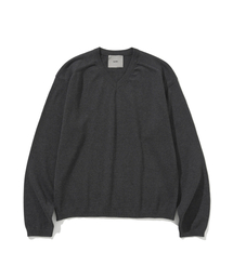 EVERYWHERE FRONT CT LINE V NECK KNIT #1