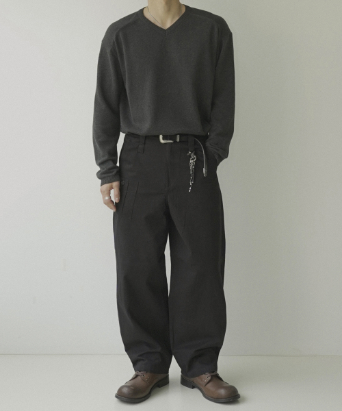 SIIIIDO（シド）の「EVERYWHERE FRONT CT LINE V NECK KNIT #1（ニット/セーター・メンズ・その他・2/3/1）」の3枚目の写真