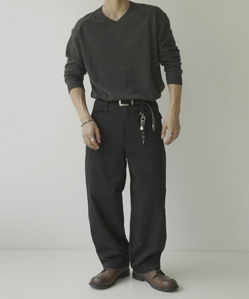 SIIIIDO（シド）の「EVERYWHERE FRONT CT LINE V NECK KNIT #1（ニット/セーター・メンズ・その他・2/3/1）」の4枚目の写真