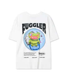 FUGGLER（パグラー）の「パーグラー モンスター グラフィック Tシャツ(ホワイト)（Tシャツ/カットソー）」