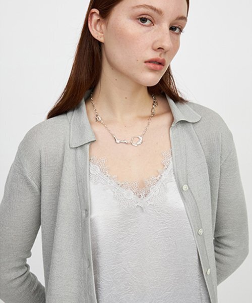 YOUTH(ユース)の「Asymmetric Knit Shirt(ニット/セーター・レディース・その他・SMALL/MEDIUM)」の4枚目の写真