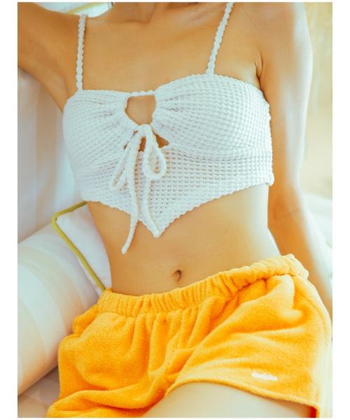 IMCLAIRE(アイエムクレア)の「ニットクロップビスチェ(Tシャツ/カットソー・レディース・その他・MEDIUM)」の2枚目の写真