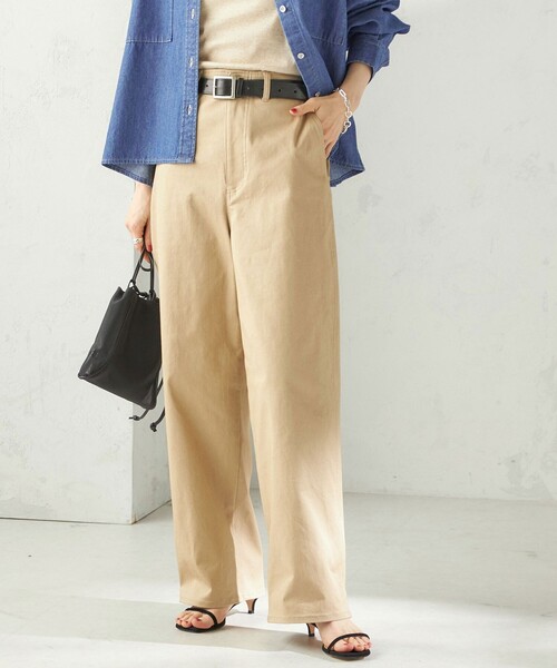 SHIPS（シップス）の「〈洗濯機可能〉ストレッチ チノ 硫化染め パンツ