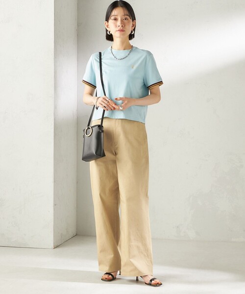 SHIPS(シップス)の「〈洗濯機可能〉ストレッチ チノ 硫化染め パンツ(チノパンツ・レディース・ベージュ・38/36)」の9枚目の写真