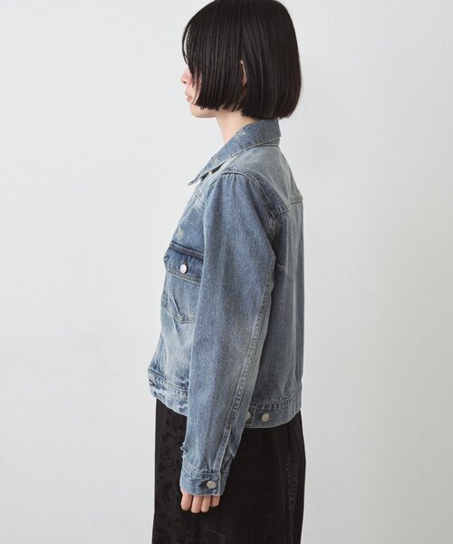 LOUNGEDRESS(ラウンジドレス)の「ヴィンテージライクデニムジャケット(デニムジャケット・レディース・ブルー・FREE)」の15枚目の写真