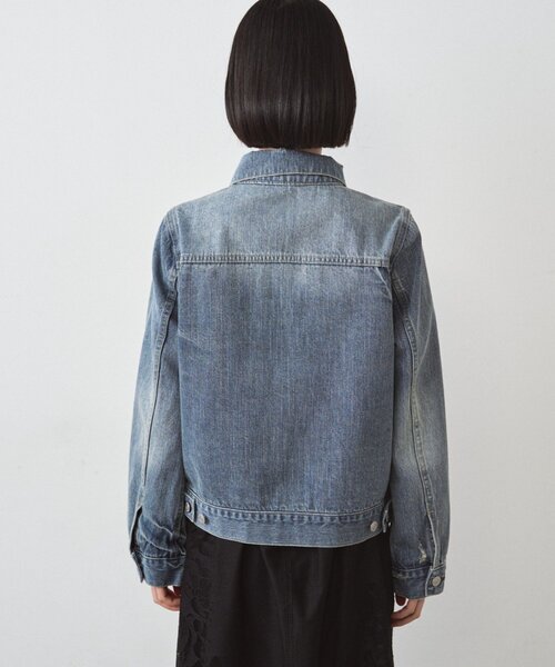 LOUNGEDRESS(ラウンジドレス)の「ヴィンテージライクデニムジャケット(デニムジャケット・レディース・ブルー・FREE)」の16枚目の写真