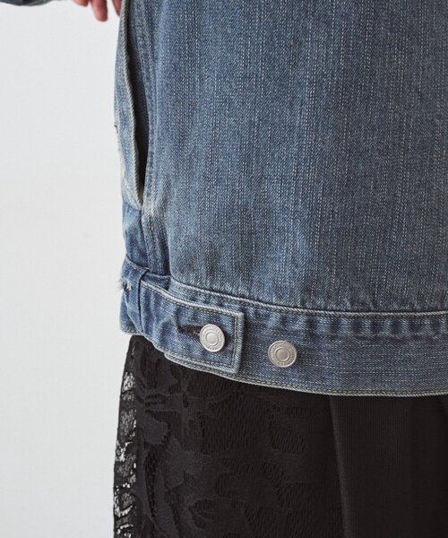 LOUNGEDRESS(ラウンジドレス)の「ヴィンテージライクデニムジャケット(デニムジャケット・レディース・ブルー・FREE)」の20枚目の写真