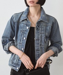 新品未使用★Loungedress コンパクトデニムジャケット LOUNGEDRESS（ラウンジドレス）の「ショートデニムジャケット（ノー