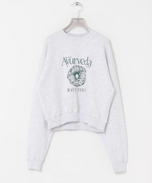 URBAN RESEARCH（アーバンリサーチ）の「『別注』WAVEUNION×URBAN RESEARCH　SWEAT SHIRTS（スウェット・レディース・グレー/ネイビー/オートミール・ONE）」の10枚目の写真