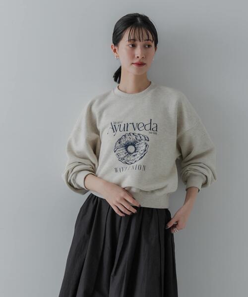 URBAN RESEARCH（アーバンリサーチ）の「『別注』WAVEUNION×URBAN RESEARCH　SWEAT SHIRTS（スウェット・レディース・グレー/ネイビー/オートミール・ONE）」の15枚目の写真