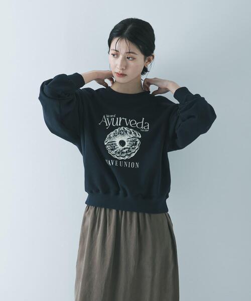 URBAN RESEARCH（アーバンリサーチ）の「『別注』WAVEUNION×URBAN RESEARCH　SWEAT SHIRTS（スウェット・レディース・オートミール/ネイビー/グレー・ONE）」の16枚目の写真
