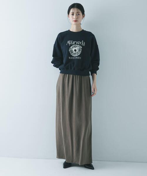 URBAN RESEARCH（アーバンリサーチ）の「『別注』WAVEUNION×URBAN RESEARCH　SWEAT SHIRTS（スウェット・レディース・オートミール/ネイビー/グレー・ONE）」の17枚目の写真