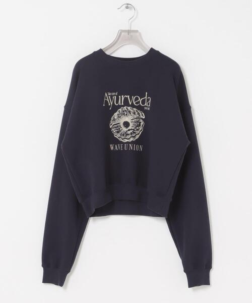 URBAN RESEARCH（アーバンリサーチ）の「『別注』WAVEUNION×URBAN RESEARCH　SWEAT SHIRTS（スウェット・レディース・オートミール/ネイビー/グレー・ONE）」の18枚目の写真
