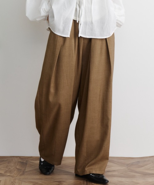 Libra Cue（リブラ キュー）の「サーカスイージーパンツ（その他パンツ・レディース・ブラック/ピンク/アイボリー/ネイビー/ベージュ/グレー・MEDIUM/SMALL/FREE）」の4枚目の写真