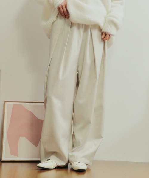 Libra Cue（リブラ キュー）の「サーカスイージーパンツ（その他パンツ・レディース・ブラック/ピンク/アイボリー/ネイビー/ベージュ/グレー・MEDIUM/SMALL/FREE）」の12枚目の写真