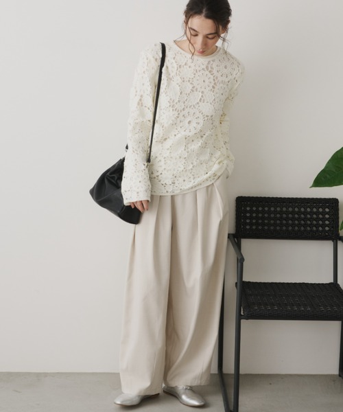 Libra Cue（リブラ キュー）の「サーカスイージーパンツ（その他パンツ・レディース・ブラック/ピンク/アイボリー/ネイビー/ベージュ/グレー・MEDIUM/SMALL/FREE）」の8枚目の写真