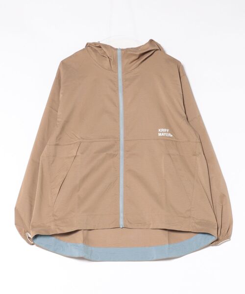KRIFF MAYER Lady's Collection(クリフメイヤーレディースコレクション)の「【撥水・軽量・UVカット・伸縮性】さらさらエアーフードジャケット(マウンテンパーカー・レディース・オリーブ/ブラック/ナチュラル/その他5/ベージュ/カラフル/サックスブルー・LARGE/MEDIUM)」の3枚目の写真