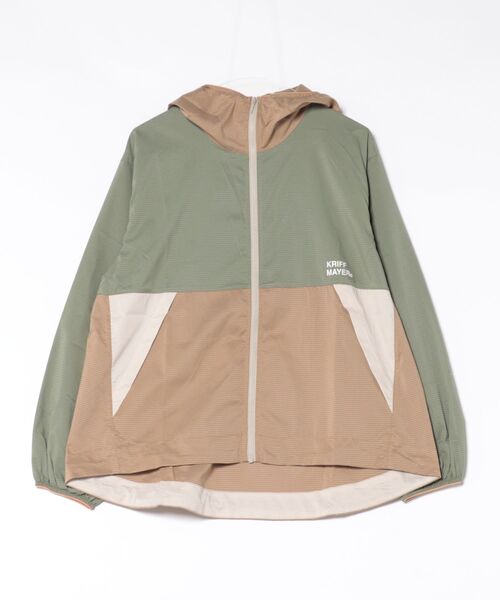 KRIFF MAYER Lady's Collection(クリフメイヤーレディースコレクション)の「【撥水・軽量・UVカット・伸縮性】さらさらエアーフードジャケット(マウンテンパーカー・レディース・オリーブ/ブラック/ナチュラル/その他5/ベージュ/カラフル/サックスブルー・LARGE/MEDIUM)」の6枚目の写真