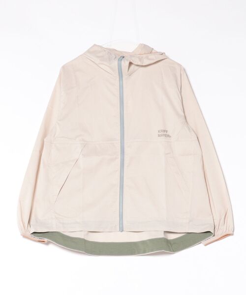 KRIFF MAYER Lady's Collection(クリフメイヤーレディースコレクション)の「【撥水・軽量・UVカット・伸縮性】さらさらエアーフードジャケット(マウンテンパーカー・レディース・オリーブ/ブラック/ナチュラル/その他5/ベージュ/カラフル/サックスブルー・LARGE/MEDIUM)」の1枚目の写真