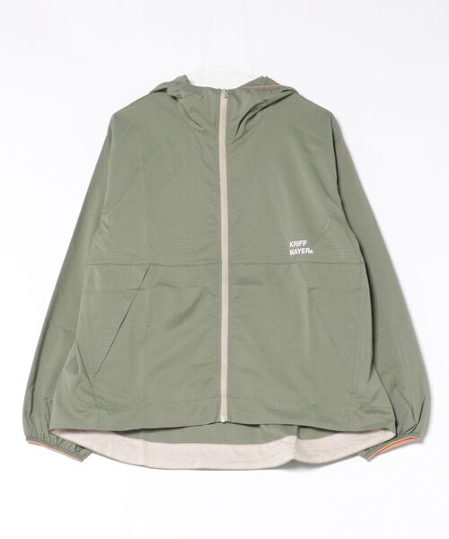 KRIFF MAYER Lady's Collection(クリフメイヤーレディースコレクション)の「【撥水・軽量・UVカット・伸縮性】さらさらエアーフードジャケット(マウンテンパーカー・レディース・オリーブ/ブラック/ナチュラル/その他5/ベージュ/カラフル/サックスブルー・LARGE/MEDIUM)」の4枚目の写真