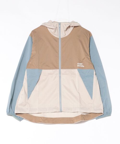 KRIFF MAYER Lady's Collection(クリフメイヤーレディースコレクション)の「【撥水・軽量・UVカット・伸縮性】さらさらエアーフードジャケット(マウンテンパーカー・レディース・オリーブ/ブラック/ナチュラル/その他5/ベージュ/カラフル/サックスブルー・LARGE/MEDIUM)」の7枚目の写真