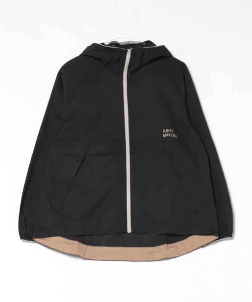 KRIFF MAYER Lady's Collection(クリフメイヤーレディースコレクション)の「【撥水・軽量・UVカット・伸縮性】さらさらエアーフードジャケット(マウンテンパーカー・レディース・オリーブ/ブラック/ナチュラル/その他5/ベージュ/カラフル/サックスブルー・LARGE/MEDIUM)」の2枚目の写真