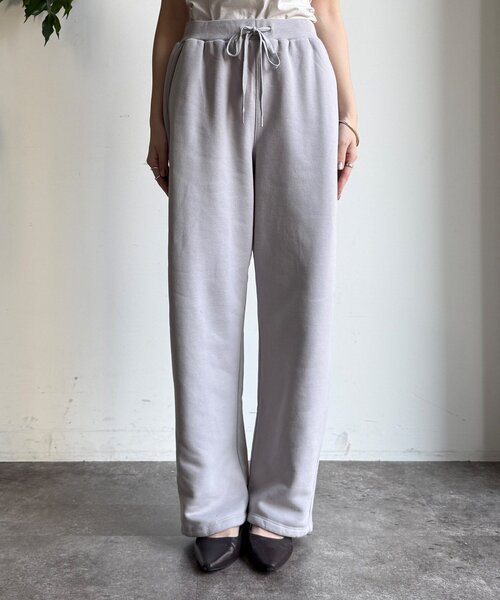 DouDou（ドゥドゥ）の「【WEB限定】裏起毛スウエットパンツ（その他パンツ・レディース・ブラック/ライトグレー・FREE）」の21枚目の写真
