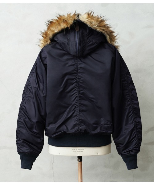 WAIPER.inc（ワイパーインク）の「WAIPER.inc 米軍 初期型 N-2A VINTAGE フライトジャケット【WP149】（ミリタリージャケット・メンズ・ネイビー・XL/L/XXL）」の3枚目の写真