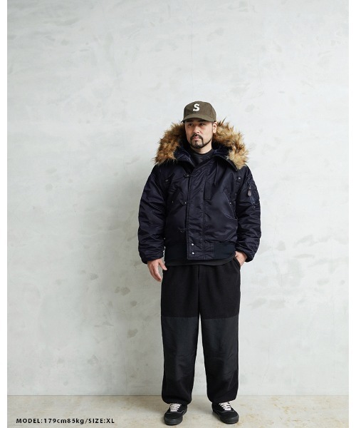 WAIPER.inc（ワイパーインク）の「WAIPER.inc 米軍 初期型 N-2A VINTAGE フライトジャケット【WP149】（ミリタリージャケット・メンズ・ネイビー・XL/L/XXL）」の10枚目の写真