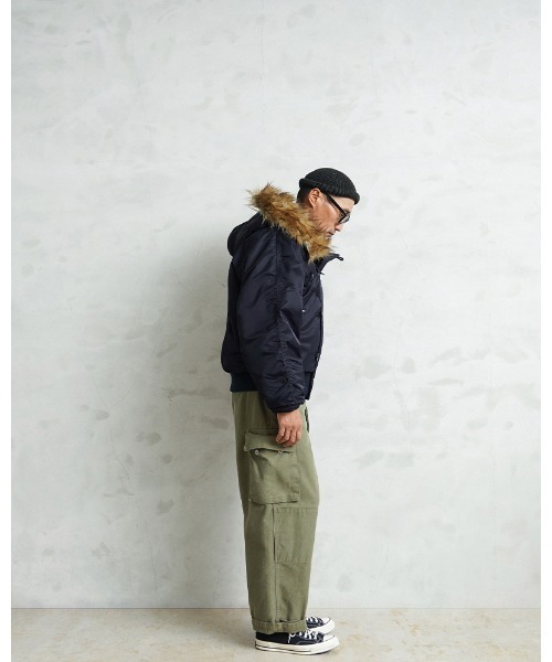 WAIPER.inc（ワイパーインク）の「WAIPER.inc 米軍 初期型 N-2A VINTAGE フライトジャケット【WP149】（ミリタリージャケット・メンズ・ネイビー・XL/L/XXL）」の12枚目の写真