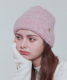 CHARMY（チャミ）の「ベーシックソフトウールピンクビーニー（ニットキャップ/ビーニー）」