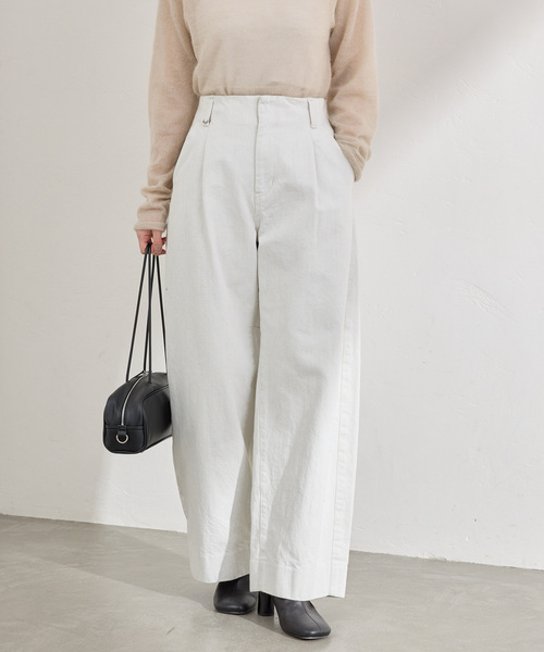 IENA（イエナ）の「バレルレッグデニム（デニムパンツ・レディース・ホワイト・38/36/34）」の4枚目の写真