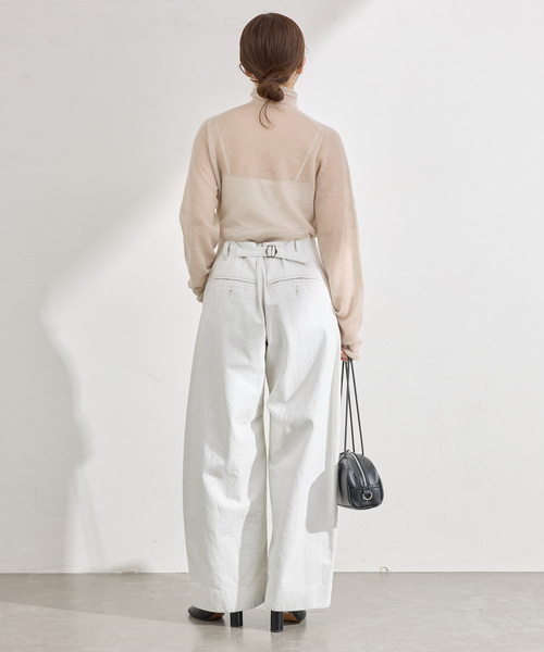 IENA（イエナ）の「バレルレッグデニム（デニムパンツ・レディース・ホワイト・38/36/34）」の11枚目の写真