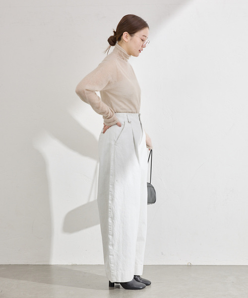 IENA（イエナ）の「バレルレッグデニム（デニムパンツ・レディース・ホワイト・38/36/34）」の12枚目の写真