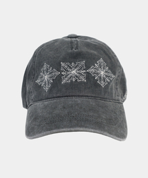 SLOWACID（スローアシッド）の「ウォッシュドシンボルリンクボールキャップ [チャコール]（キャップ）」