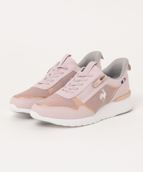 le coq sportif(ルコックスポルティフ)の「【le coq sportif】LCS シヤルテ リフト SI(スニーカー・レディース・ピンク/ゴールド・23.5cm/24.0cm/24.5cm/23.0cm)」の1枚目の写真