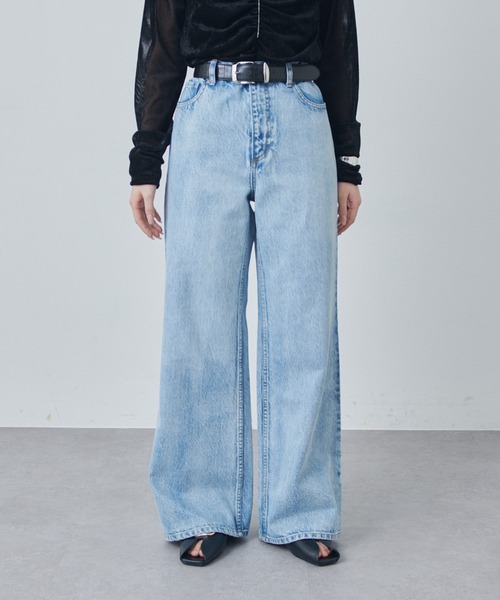 Lui's(ルイス)の「フレアデニムパンツ(デニムパンツ・レディース・インディゴブルー/ブルー・S/M)」の17枚目の写真