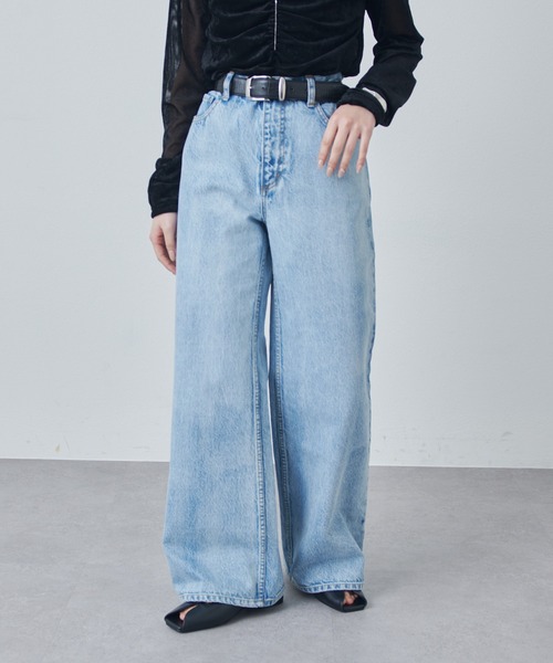 Lui's(ルイス)の「フレアデニムパンツ(デニムパンツ・レディース・インディゴブルー/ブルー・S/M)」の18枚目の写真