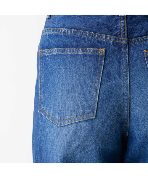 DESIGNWORKS（デザインワークス）の「ストレートデニムパンツ（デニムパンツ・レディース・インディゴブルー・38）」の21枚目の写真