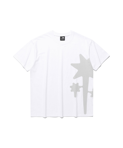NICE GHOST CLUB(ナイスゴーストクラブ)の「サイドシンボルティー_ホワイト(NG2FMUT547A)(Tシャツ/カットソー・レディース・その他・S/M/L)」の1枚目の写真