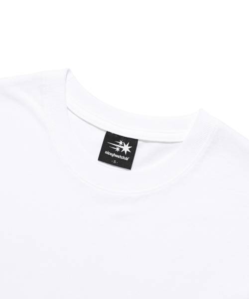 NICE GHOST CLUB(ナイスゴーストクラブ)の「サイドシンボルティー_ホワイト(NG2FMUT547A)(Tシャツ/カットソー・レディース・その他・S/M/L)」の3枚目の写真