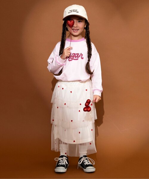 BREEZE（ブリーズ）の「刺繍ロゴキャップ（キャップ・キッズ・ミント/アイボリー/レッド・58/54/50）」の4枚目の写真