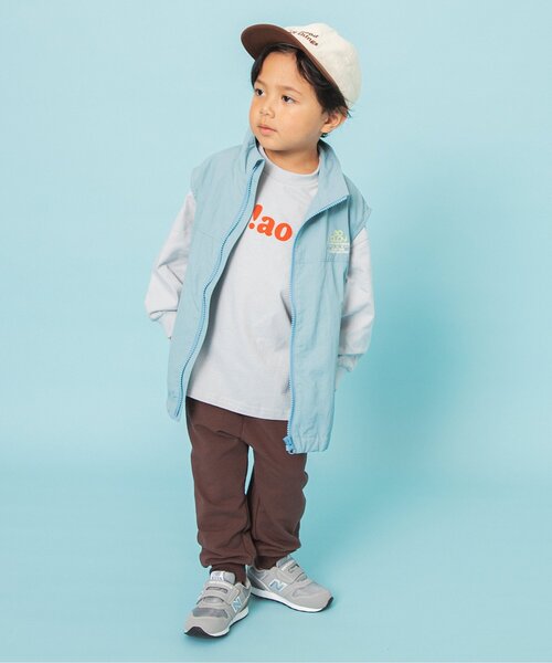 BREEZE（ブリーズ）の「刺繍ロゴキャップ（キャップ・キッズ・ミント/アイボリー/レッド・58/54/50）」の5枚目の写真