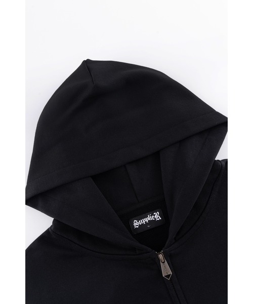 ジップフーディ｜Various Cross Zip Hoodie｜SUPPLIER（パーカー