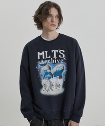 MLTS アーカイブ スウェット ネイビー